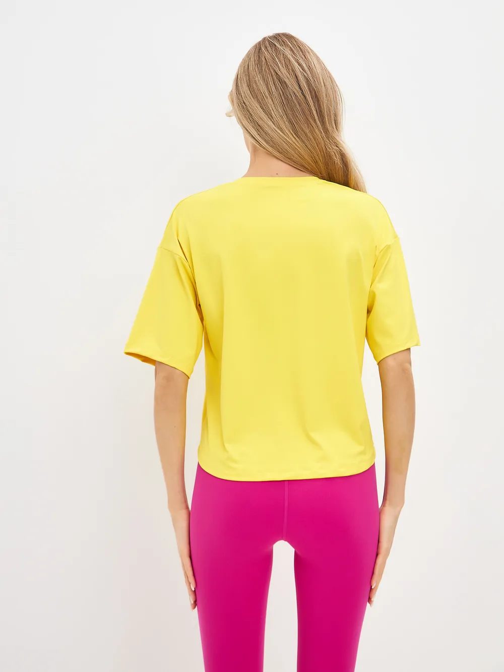 BeSelf Футболка SATIN BASE, желтый