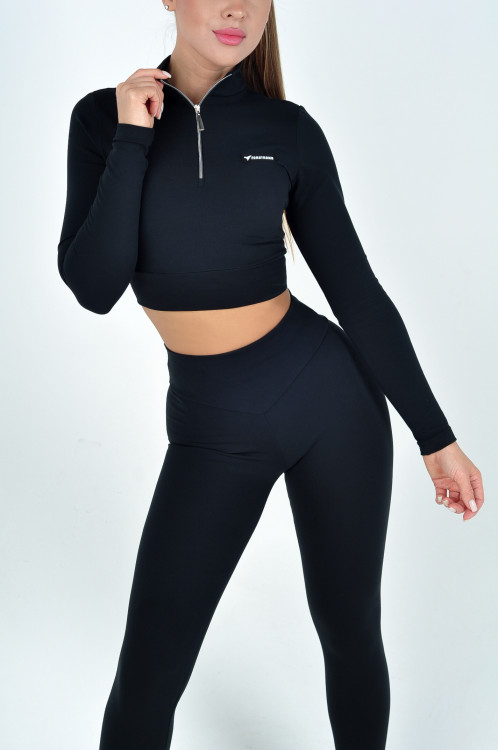 ForStrong Лосины Blaze, черный