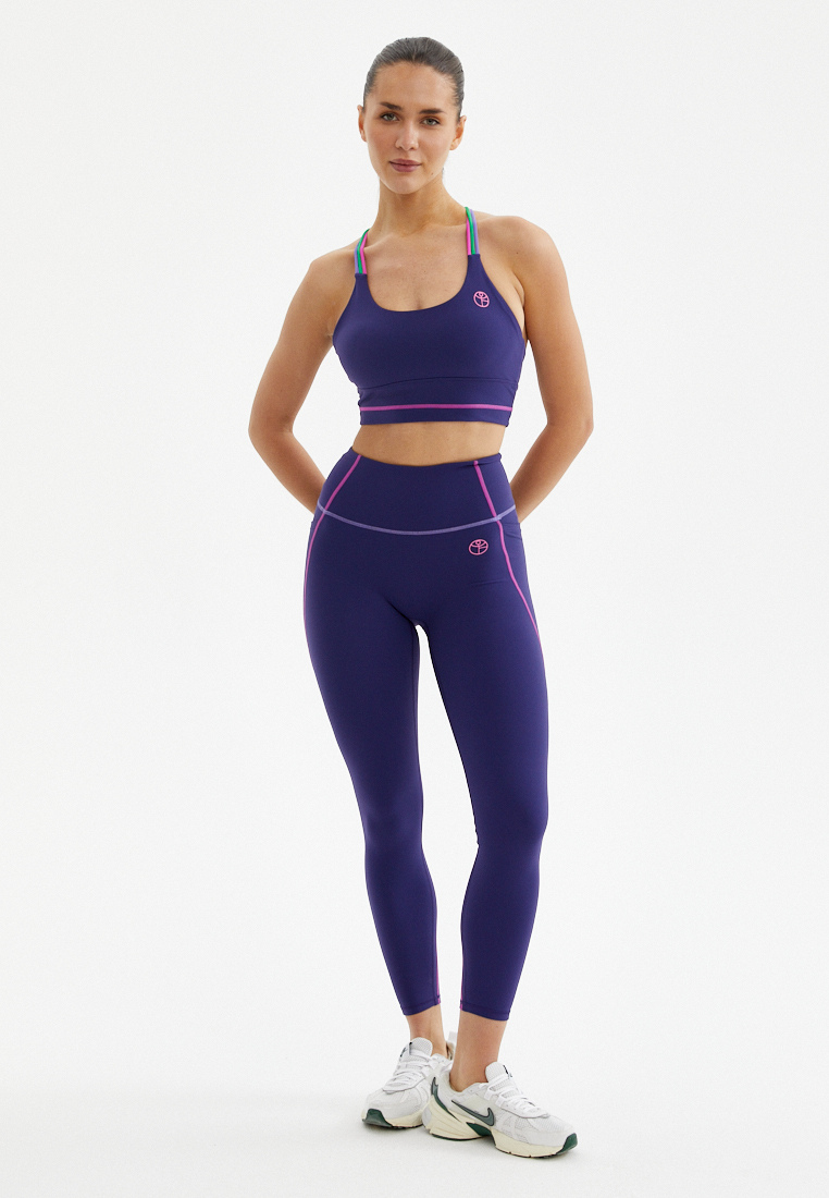 BeSelf Лосины COLORES, тёмно-синий