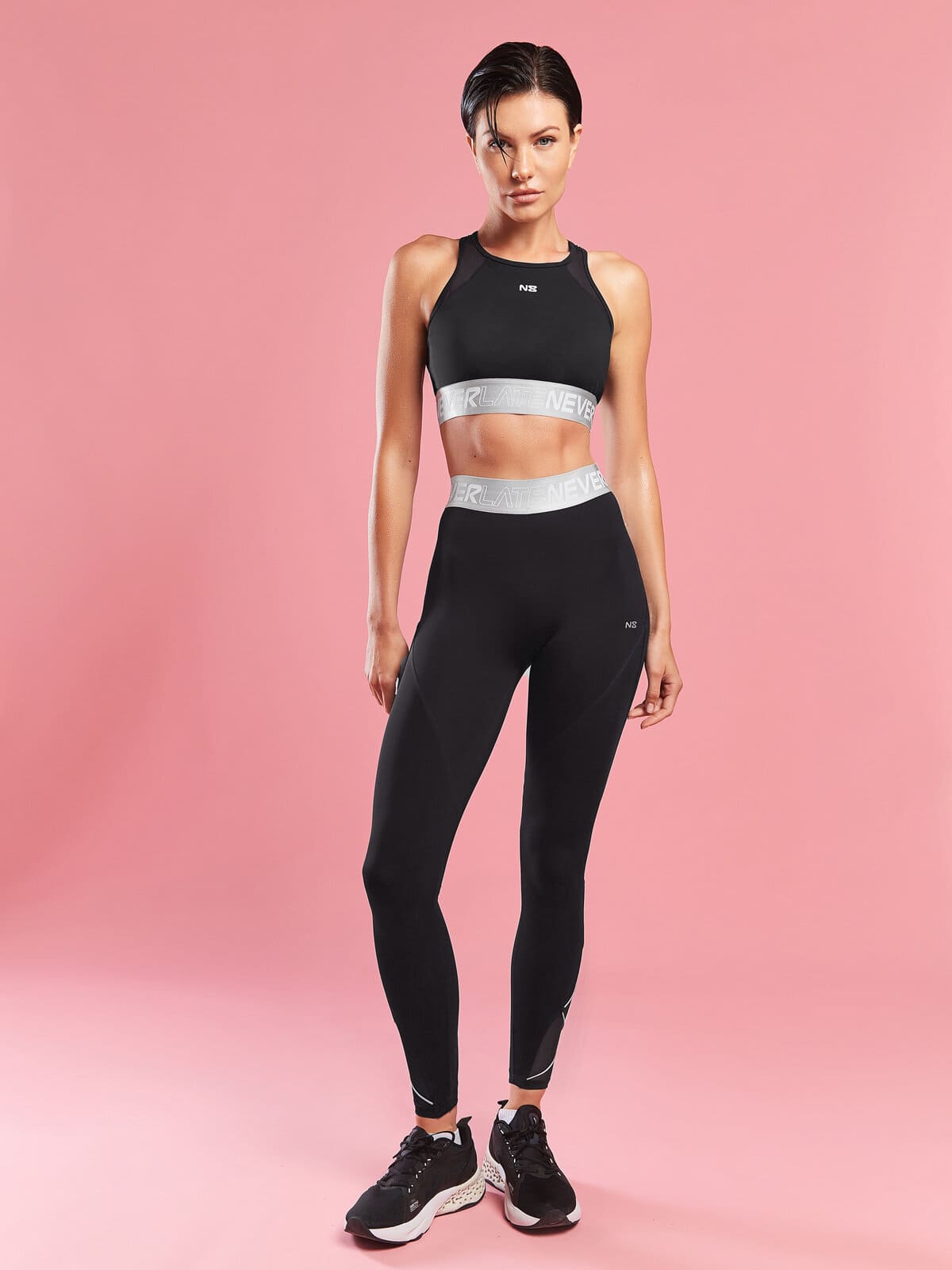 Neverlate Спортивное бра 08.935, черный