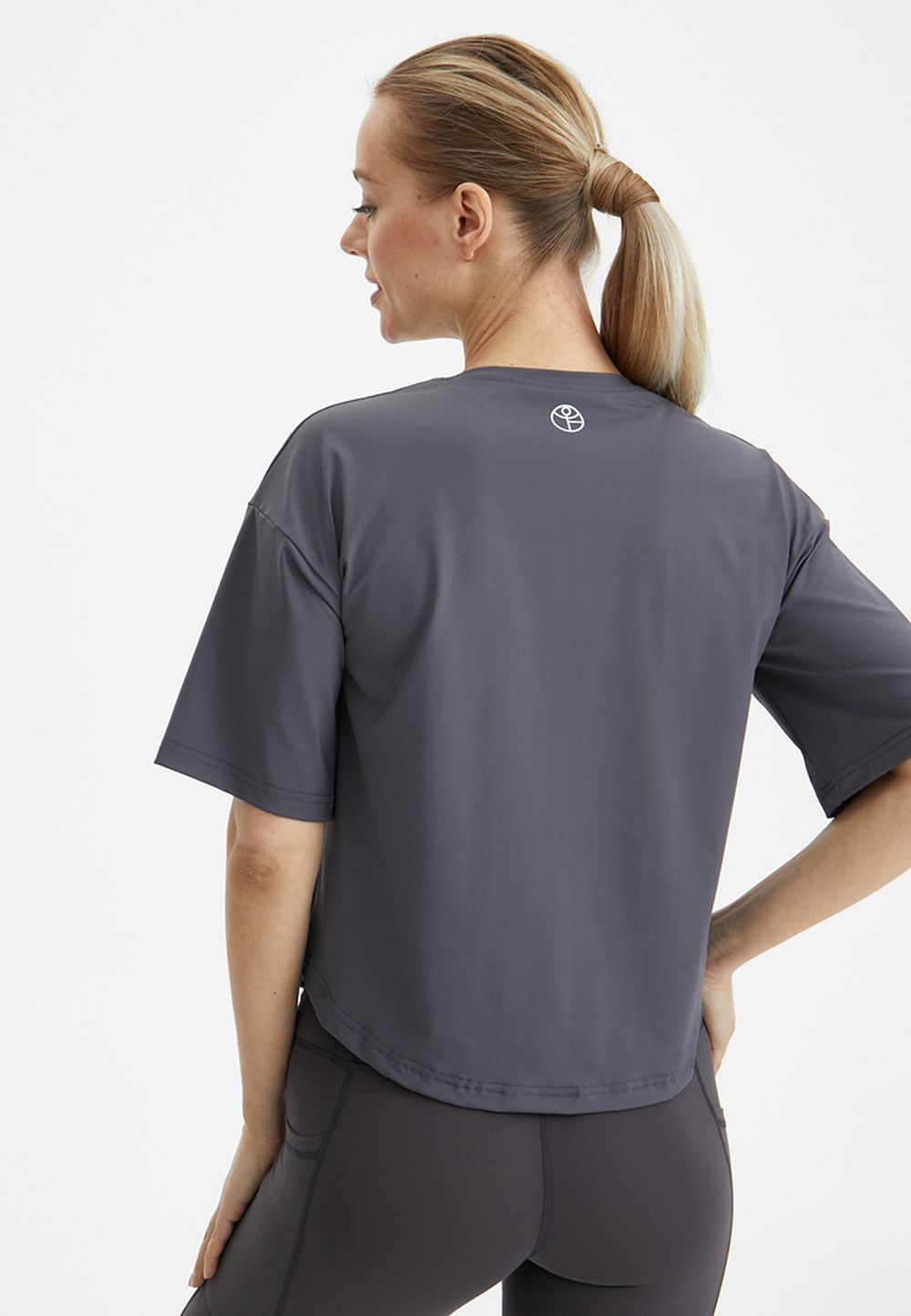 BeSelf Футболка SATIN BASE, темно-серый