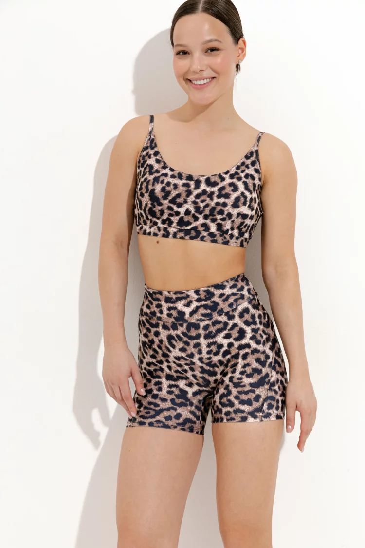 ForStrong Топ Eva Poly New, леопард