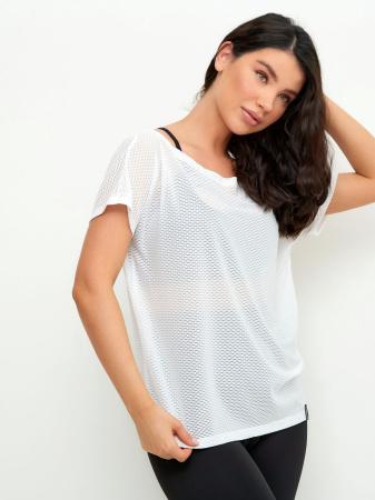 Euphoria Футболка Mesh All Over, белый