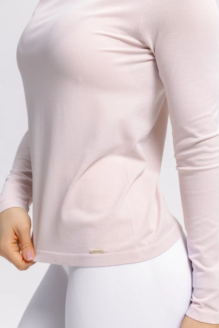 ForStrong Лонгслив Core Melange, розовый