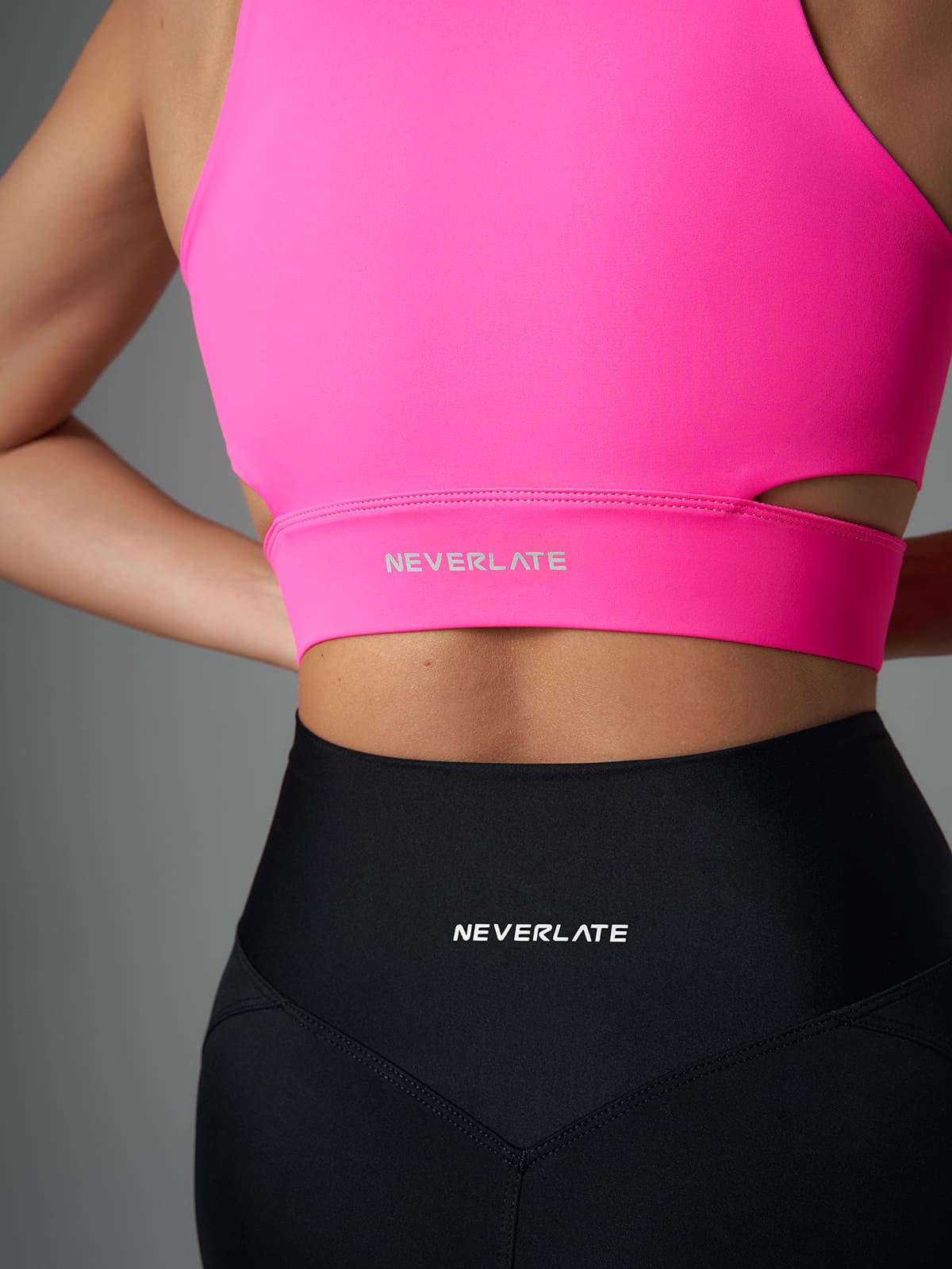 Neverlate Спортивное бра 08.090, розовый неон
