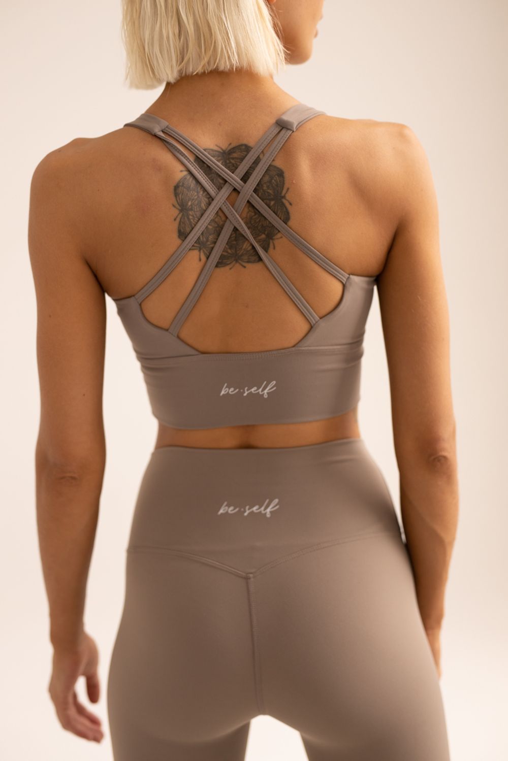 BeSelf Топ MOTION, кофейный