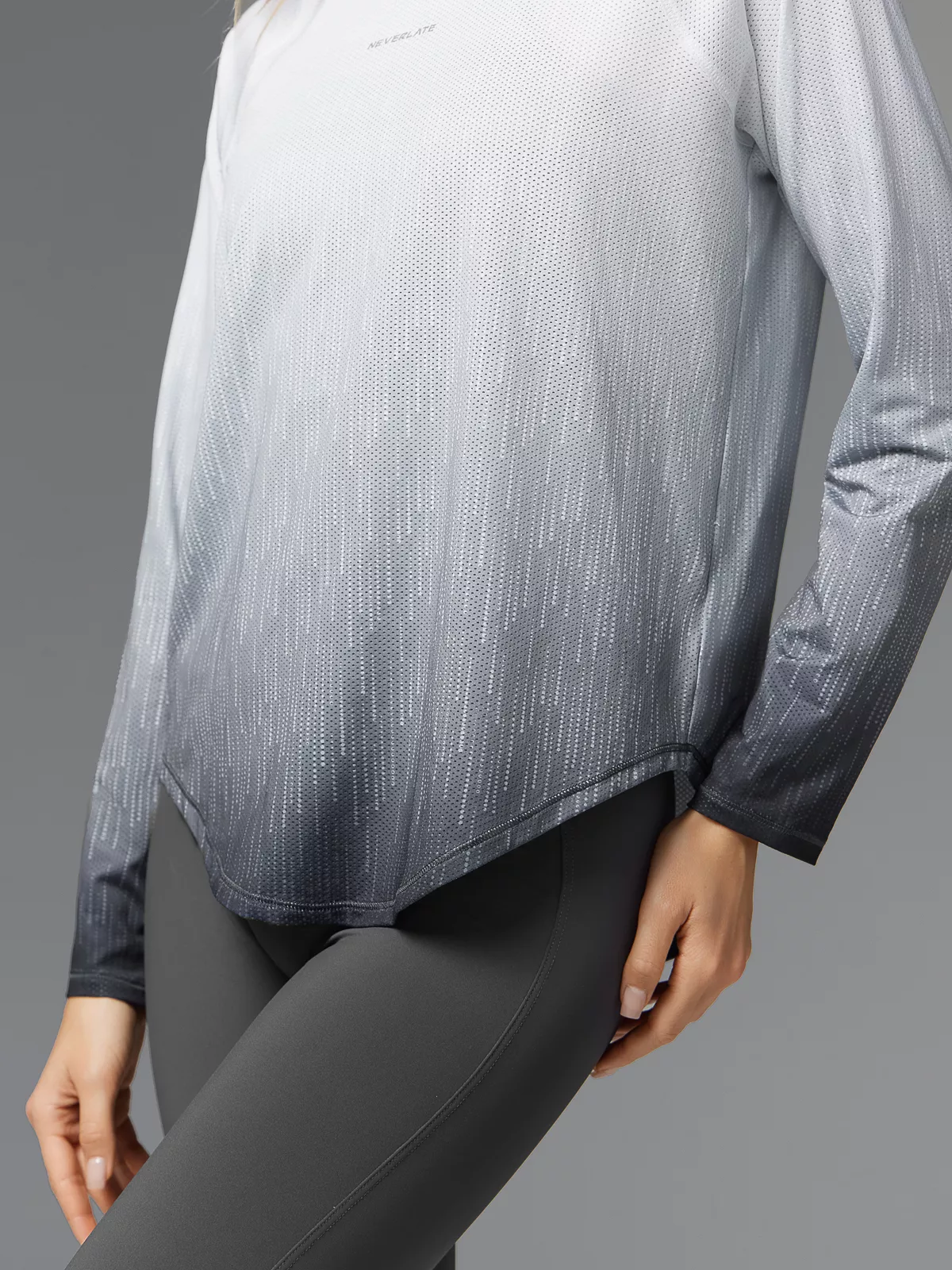 Neverlate Рашгард 18.894, серо-белый