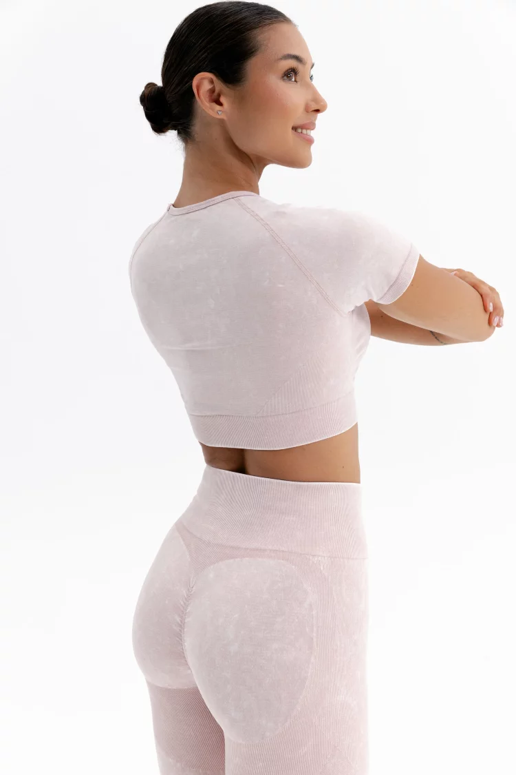 ForStrong Топ Reform, розовый деним