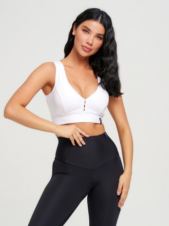 Euphoria Топ Classic Cropped, белый