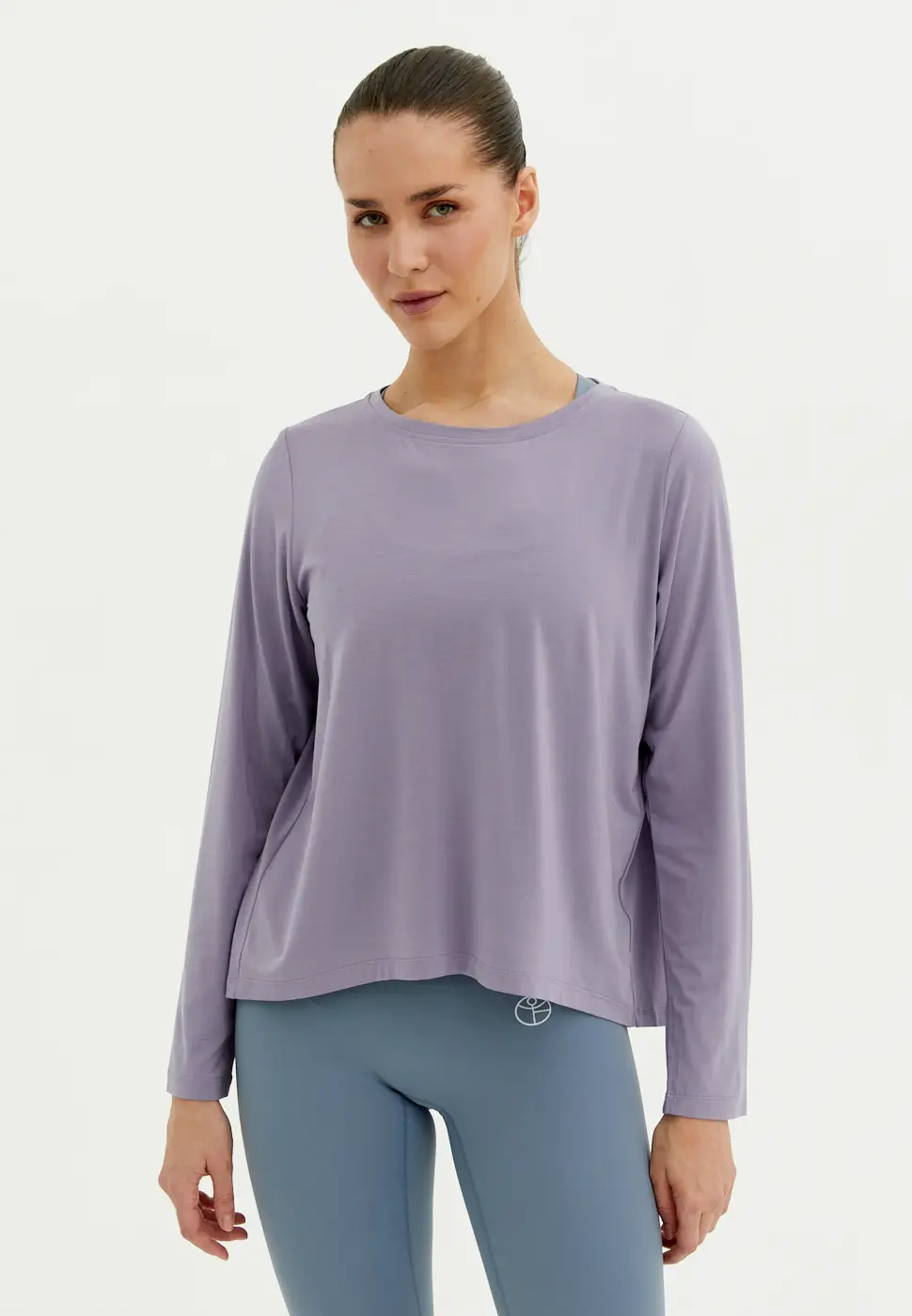 BeSelf Лонгслив Modal, пыльно-фиолетовый