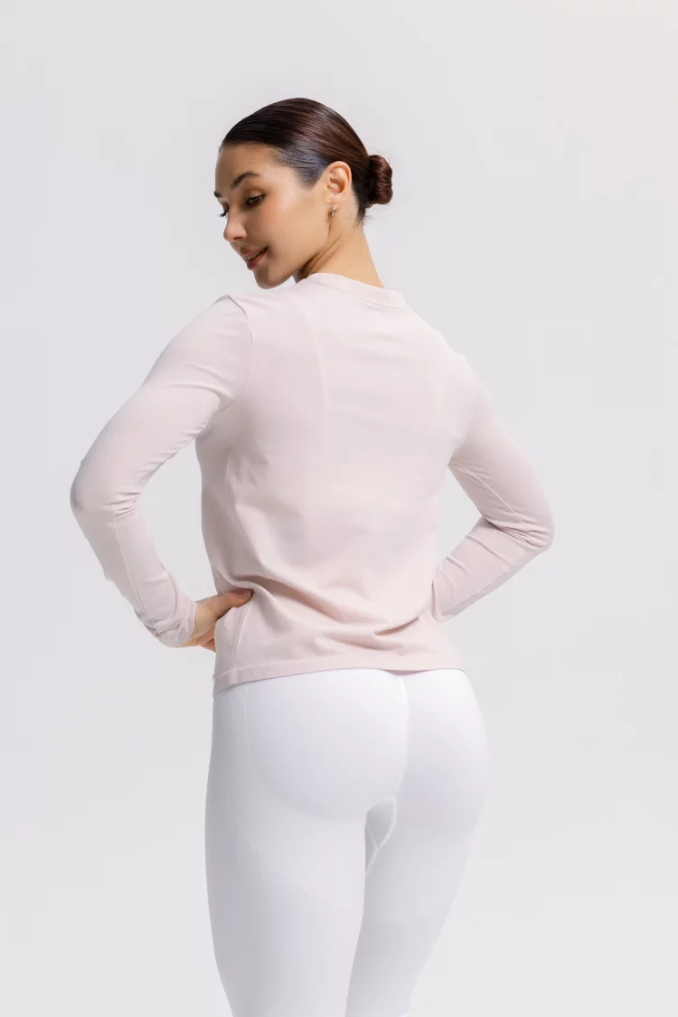 ForStrong Лонгслив Core Melange, розовый