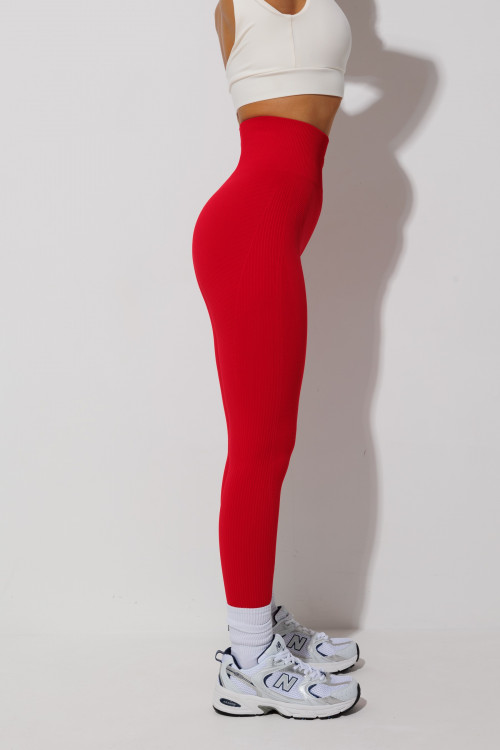 ForStrong Лосины Neat, красный