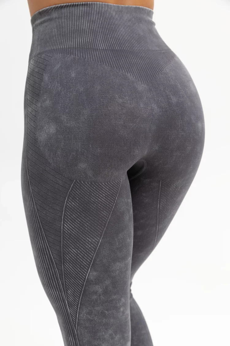 ForStrong Лосины Neat, черный деним