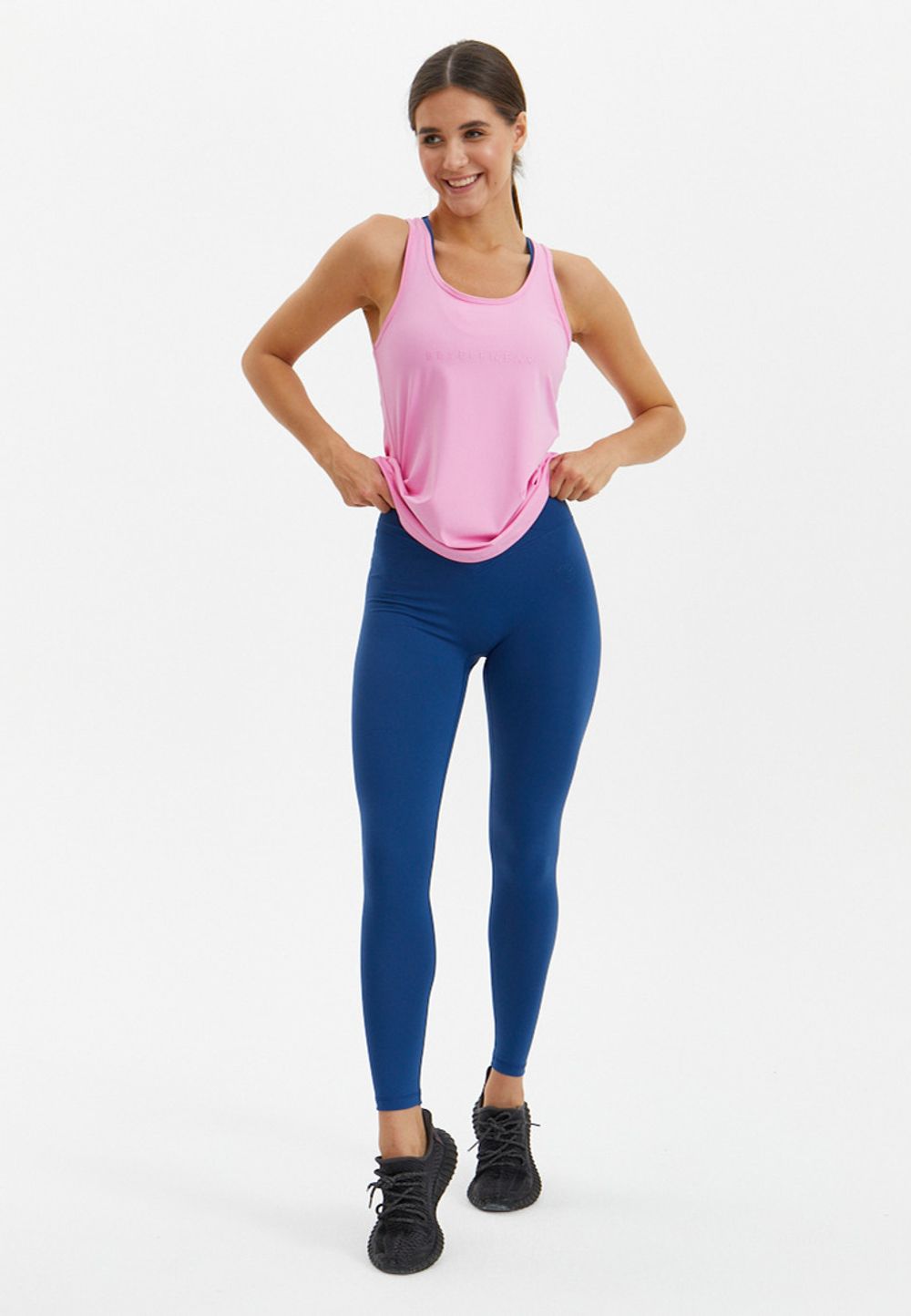 BeSelf Майка удлиненная SATIN BASE, розовый