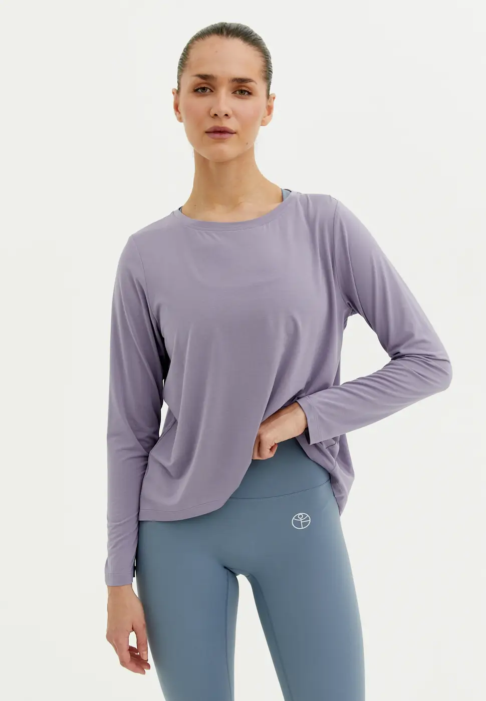 BeSelf Лонгслив Modal, пыльно-фиолетовый