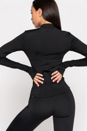 Euphoria Олимпийка с корсетными линиями O1, черный