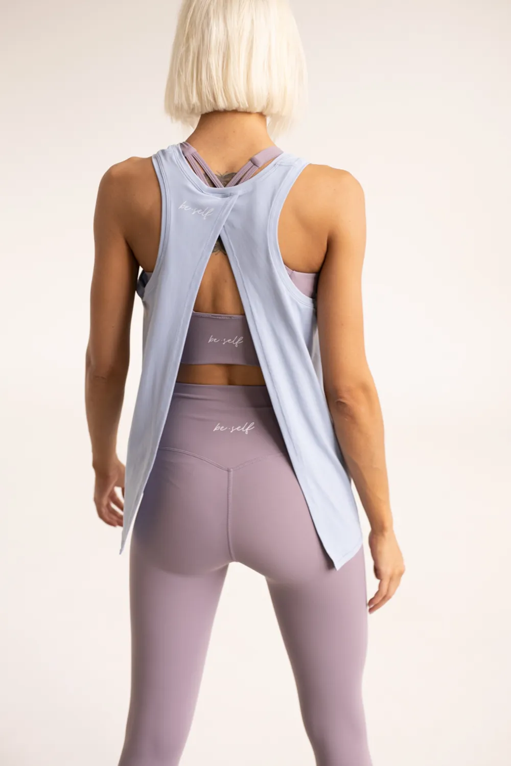 BeSelf Майка Active, пыльно-голубой