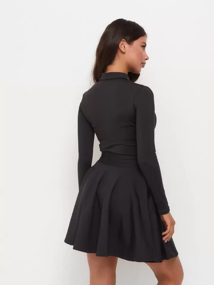 Euphoria Боди Polo Long Sleeve, черный