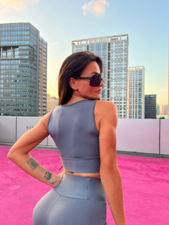 Euphoria Топ Serenity, серый