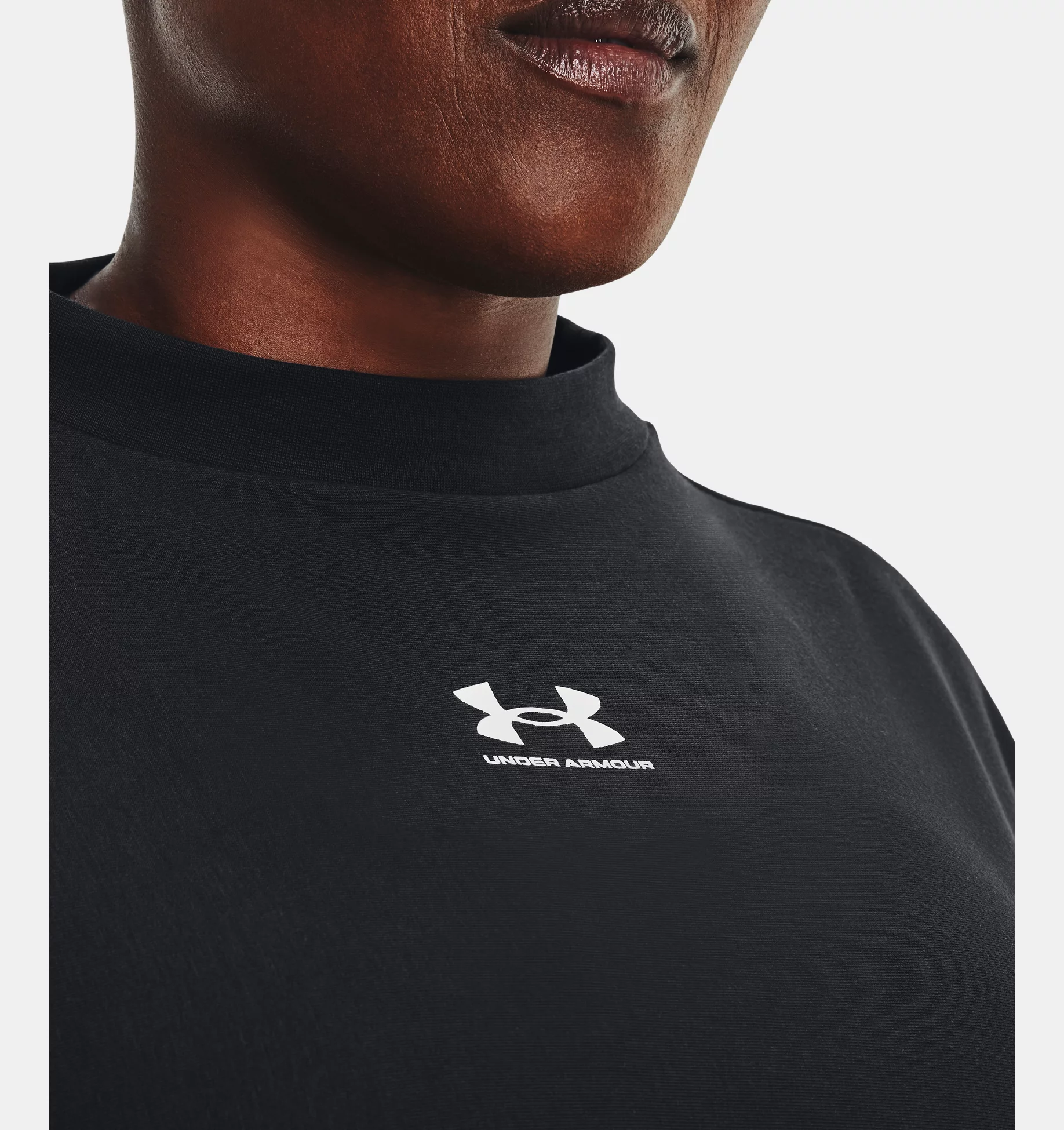 Under Armour Свитшот Rival Terry Oversized, черный