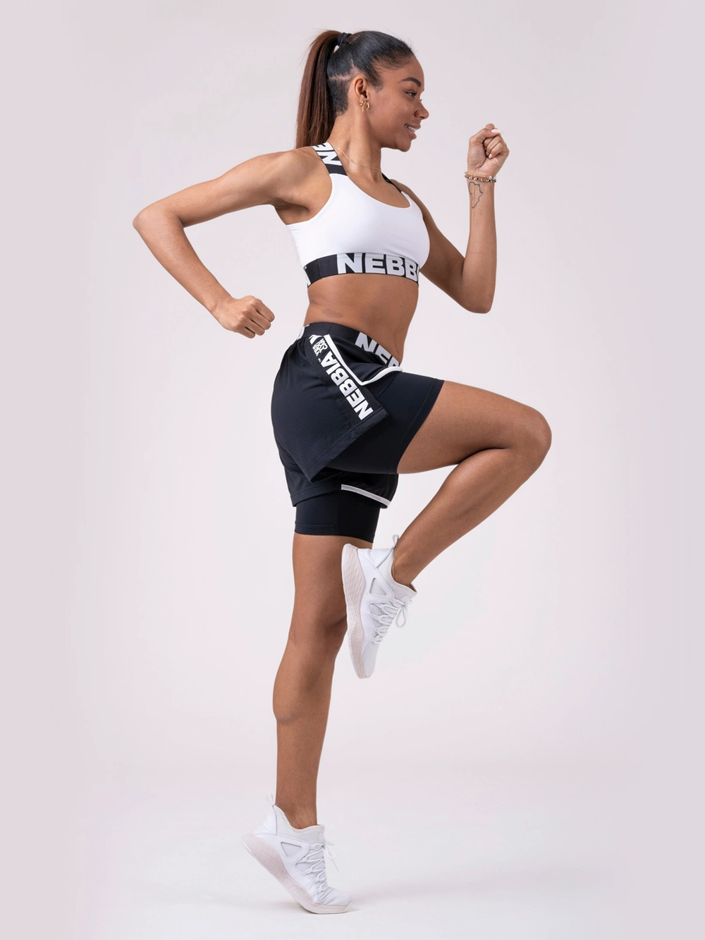 Nebbia Шорты 527 Fast & Furious Double Layer, черный