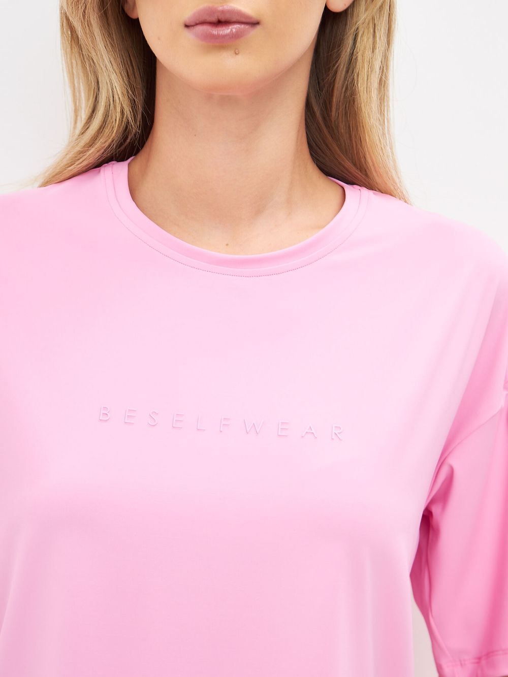 BeSelf Футболка SATIN BASE, розовый