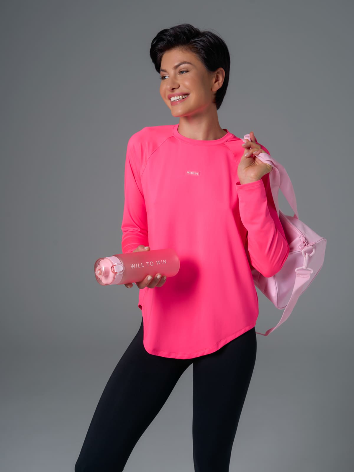 Neverlate Рашгард 18.894, розовый неон