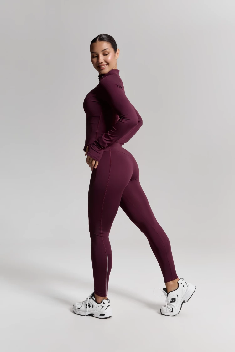 ForStrong Лосины Arctic, сливово-винный