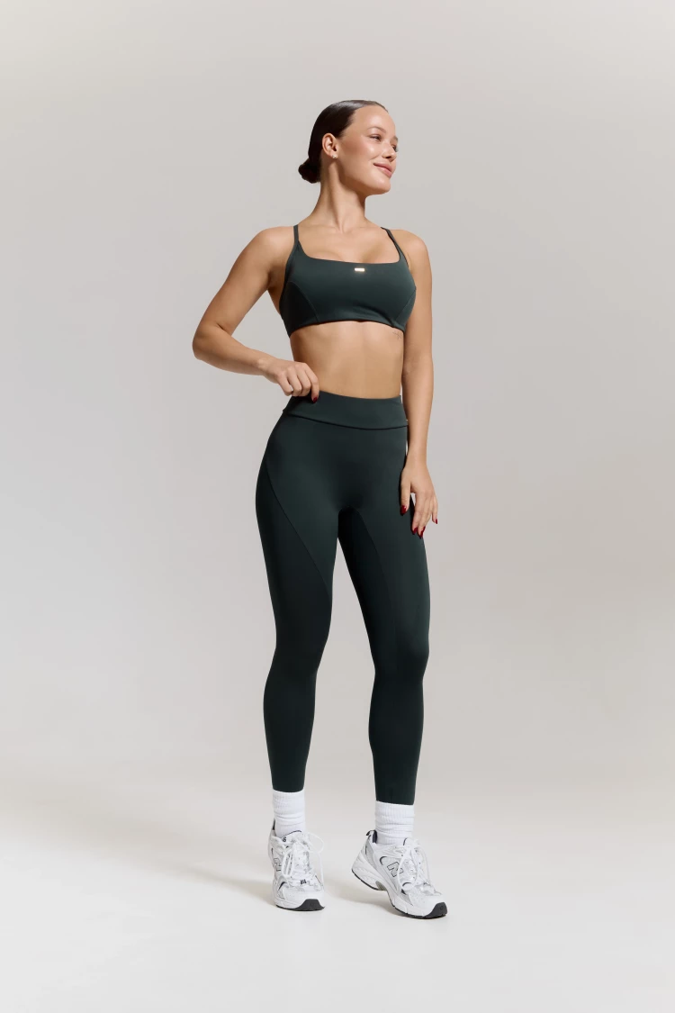 ForStrong Топ Flare Mono, темно-зеленый