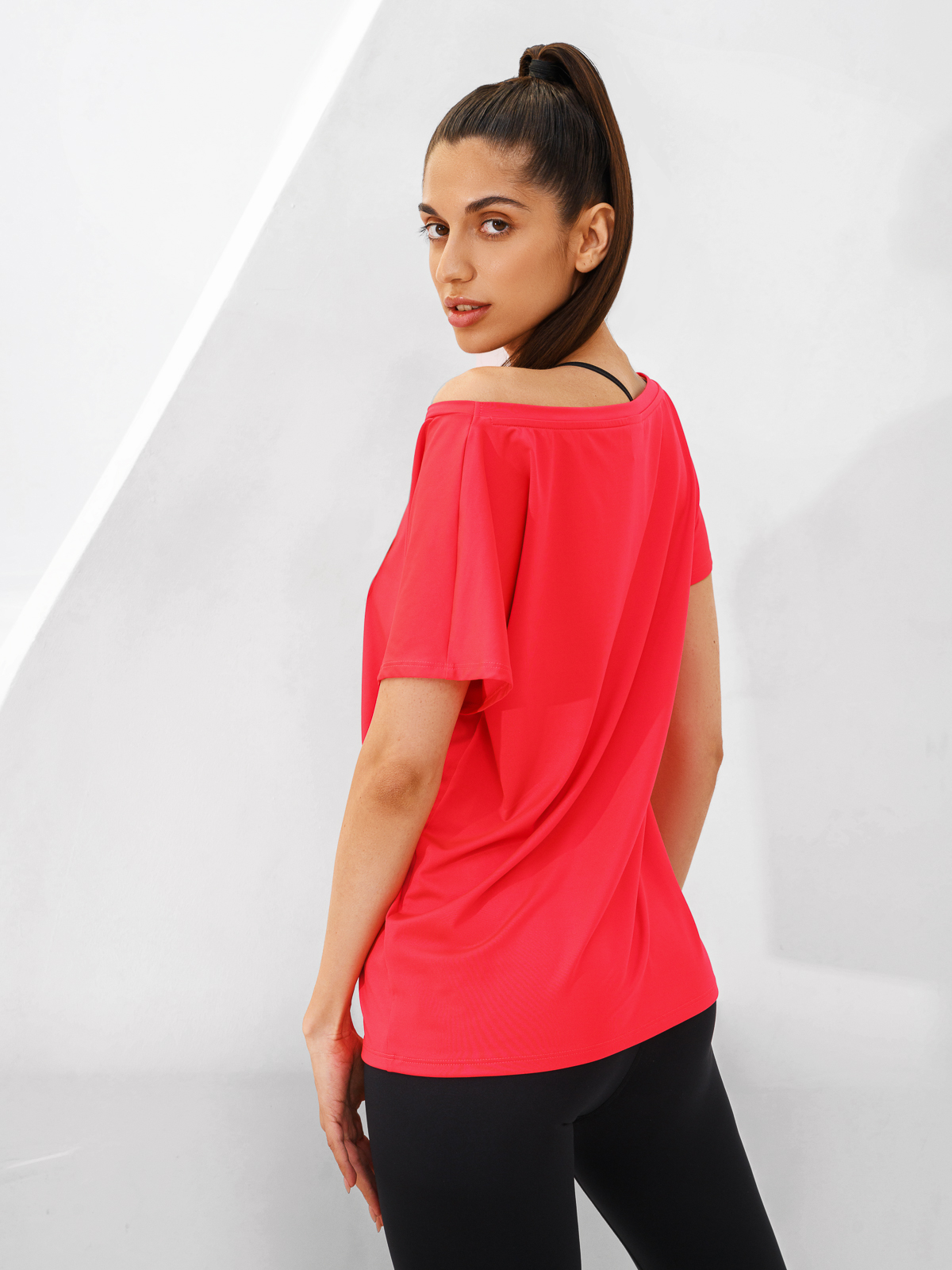 Eazyway Футболка 09.085, неоновый коралл