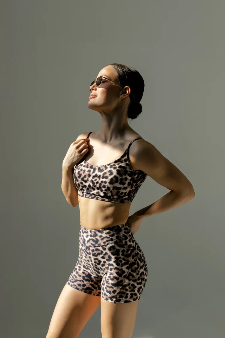 ForStrong Топ Eva Poly New, леопард