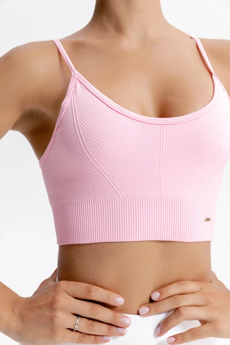 ForStrong Топ Lattice, светло-розовый