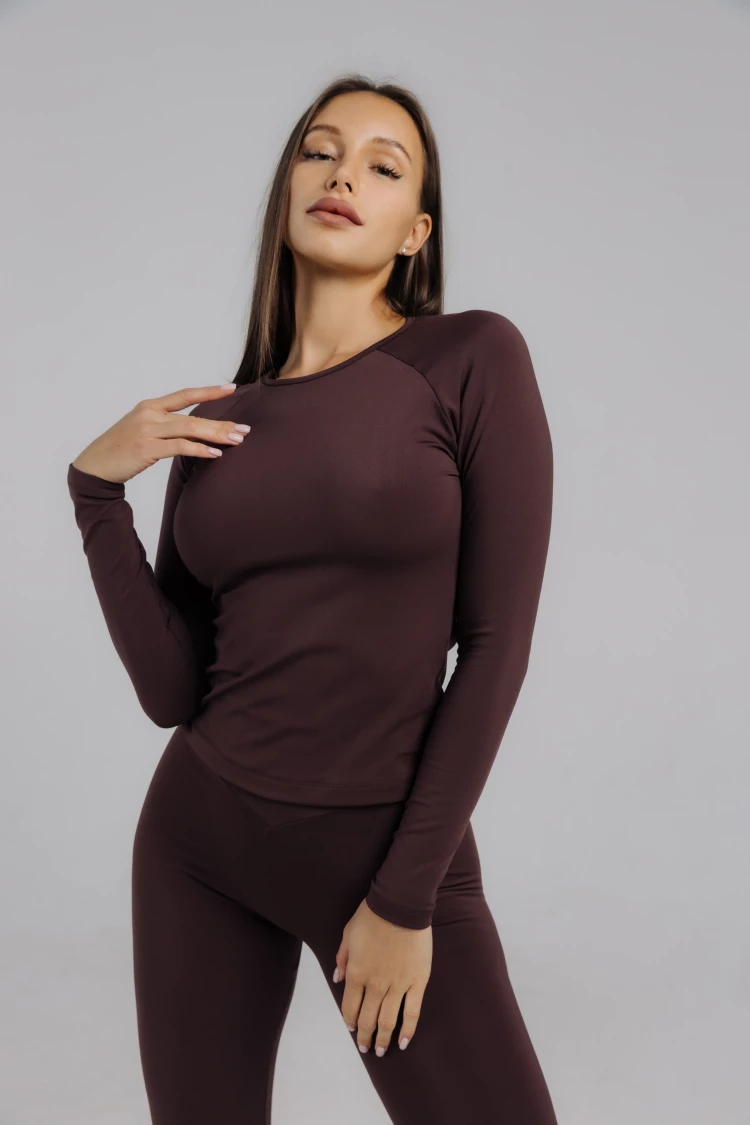 ForStrong Лосины Bloom, коричневый