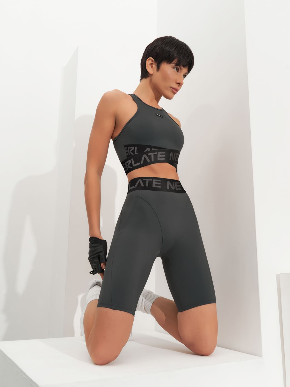 Neverlate Велосипедки 02.876, графит