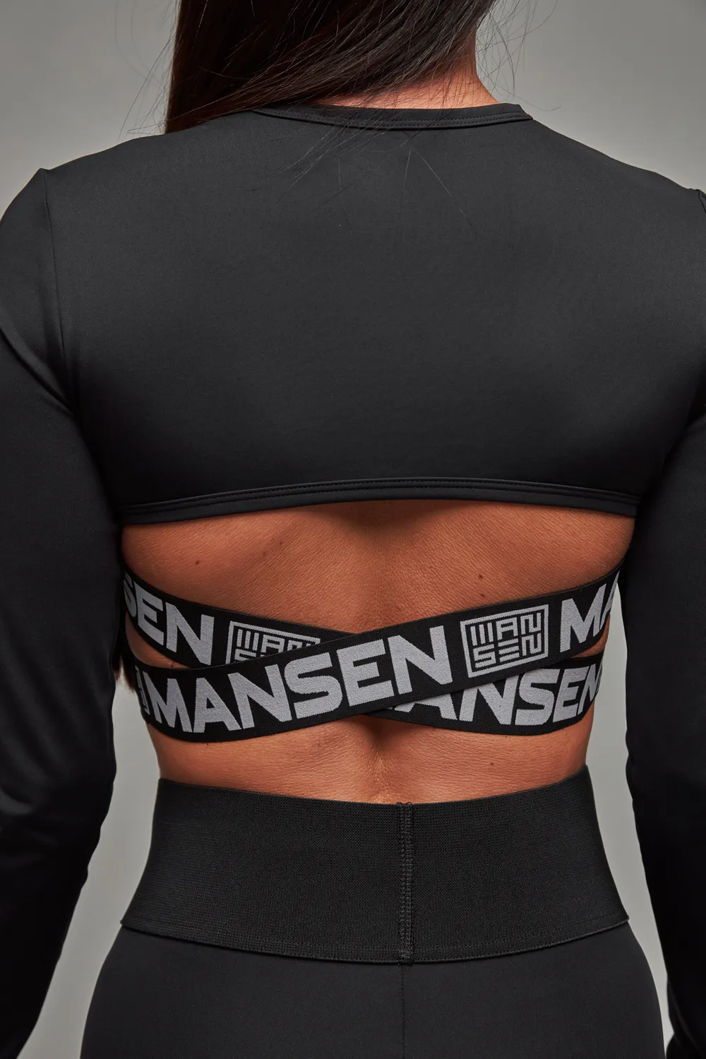 Mansen Рашгард Elastic, черный