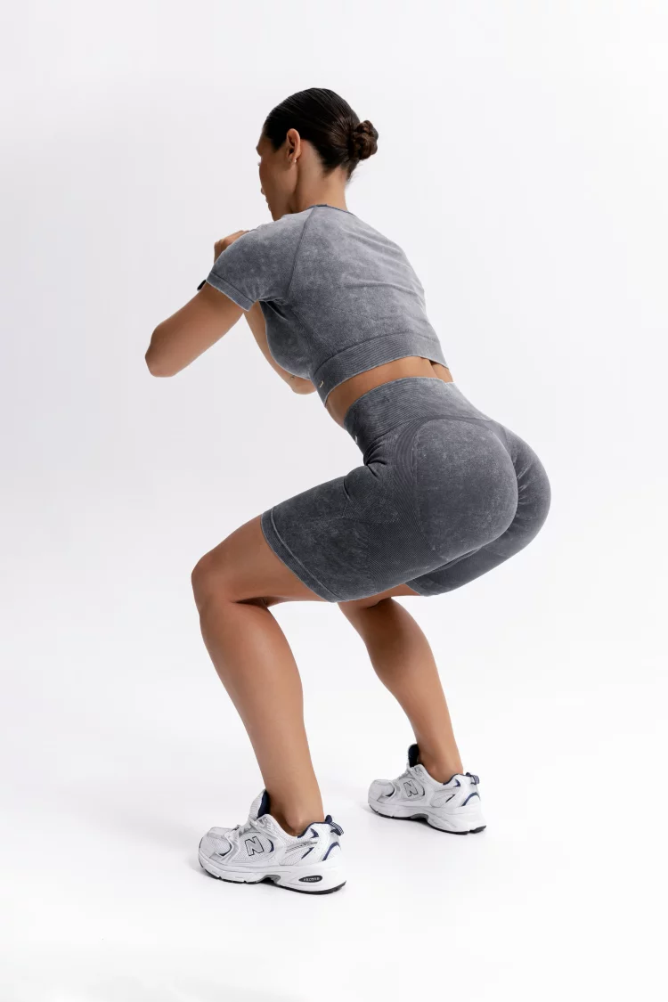 ForStrong Шорты Reform, черный деним