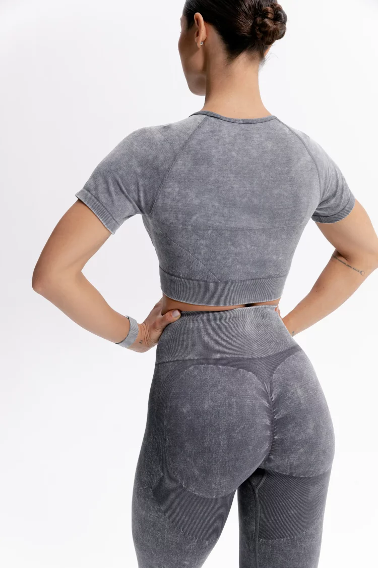 ForStrong Топ Reform, черный деним