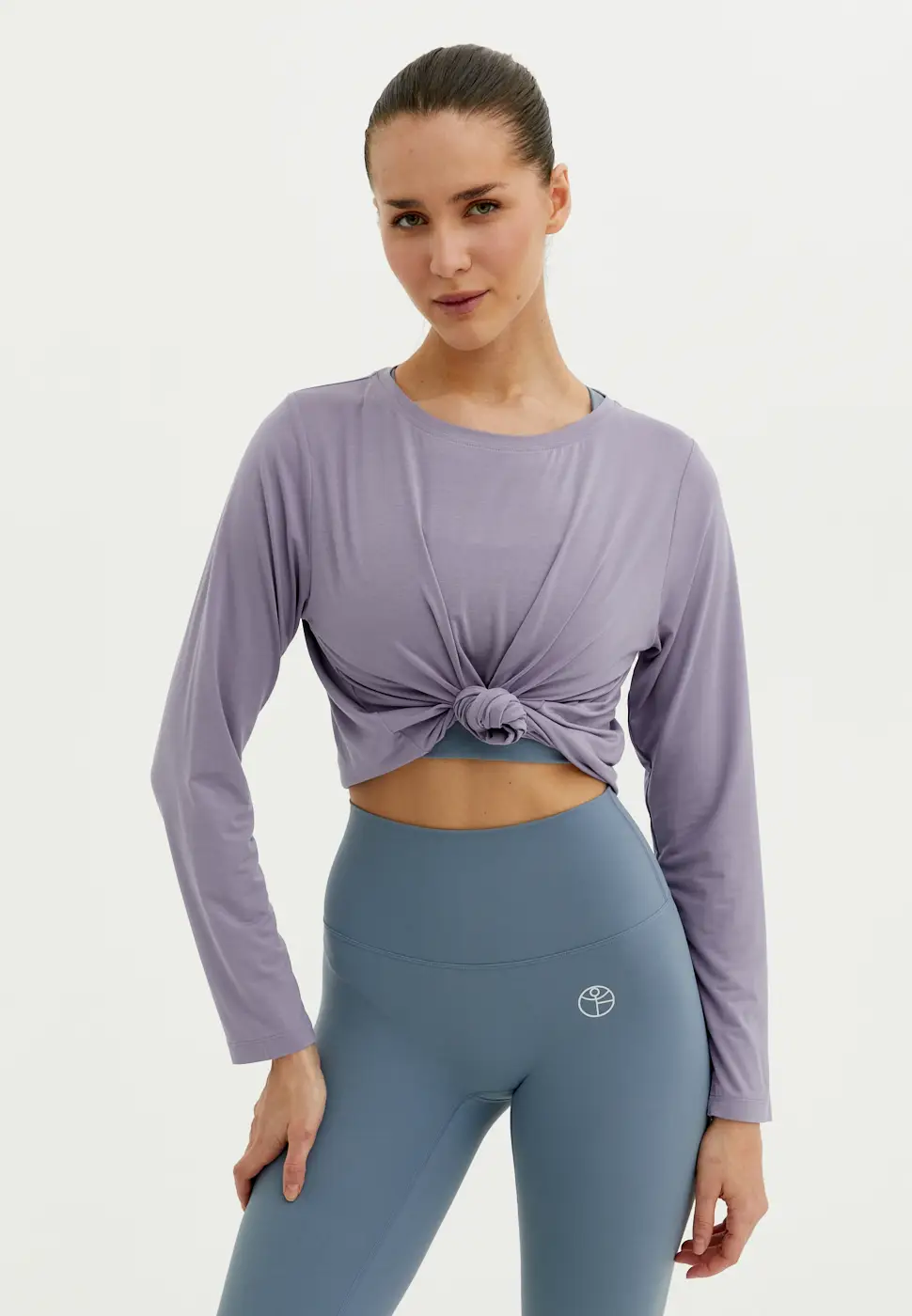 BeSelf Лонгслив Modal, пыльно-фиолетовый