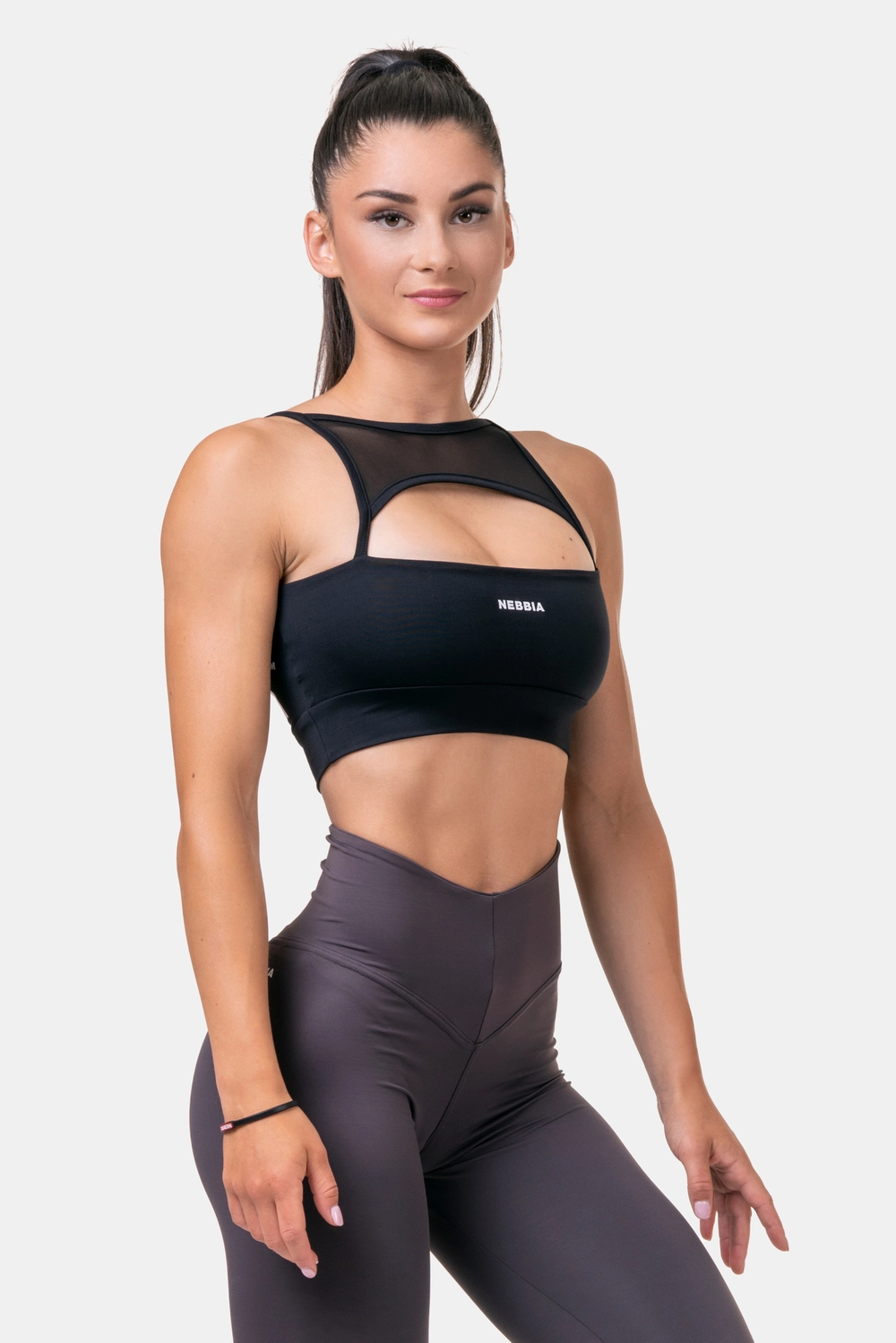 Nebbia Топ 579 Light-Support Sports Bra GYM HERO, черный
