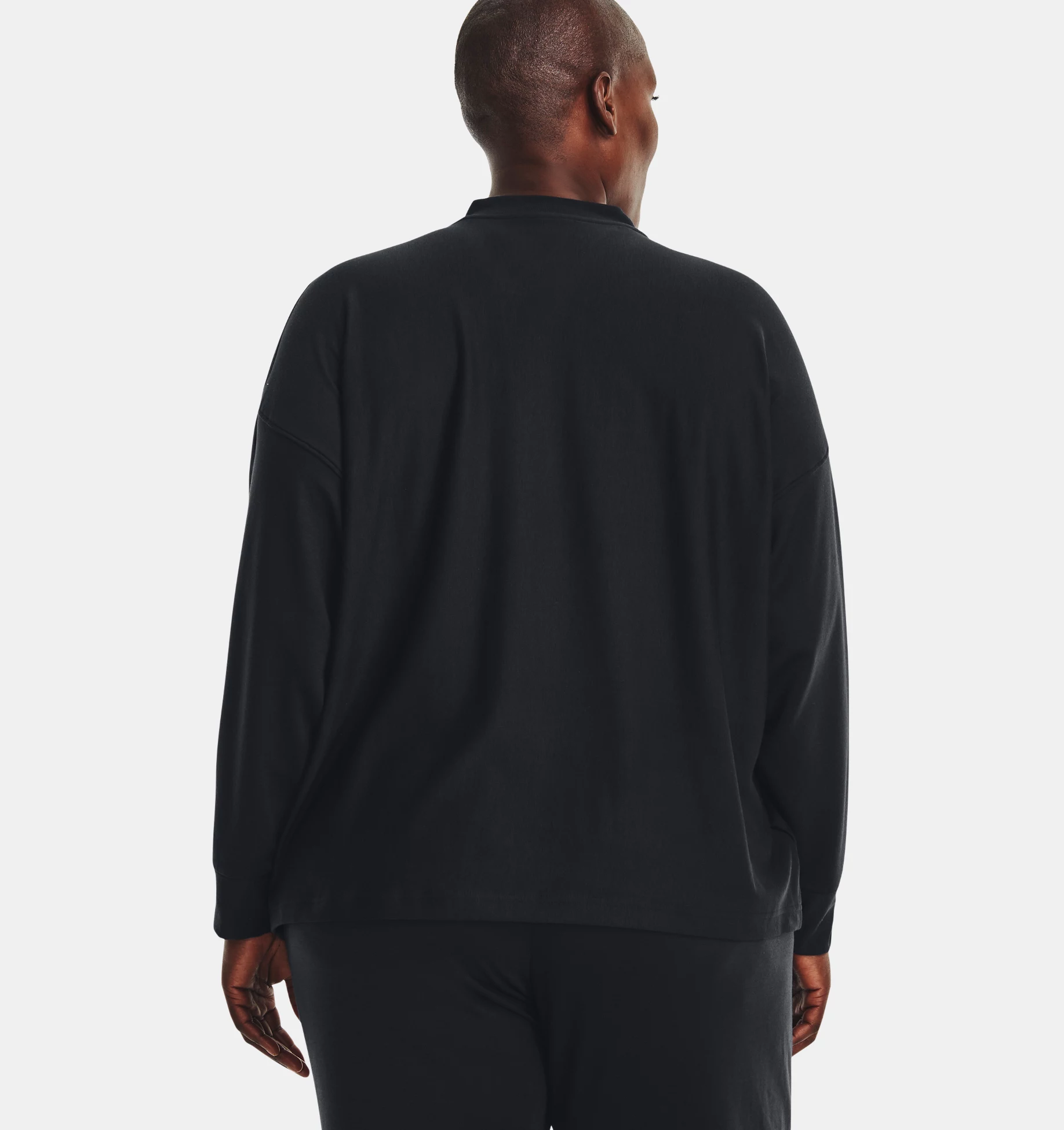 Under Armour Свитшот Rival Terry Oversized, черный