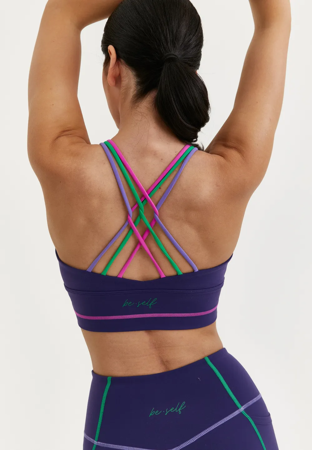 BeSelf Топ-бра COLORES, тёмно-синий