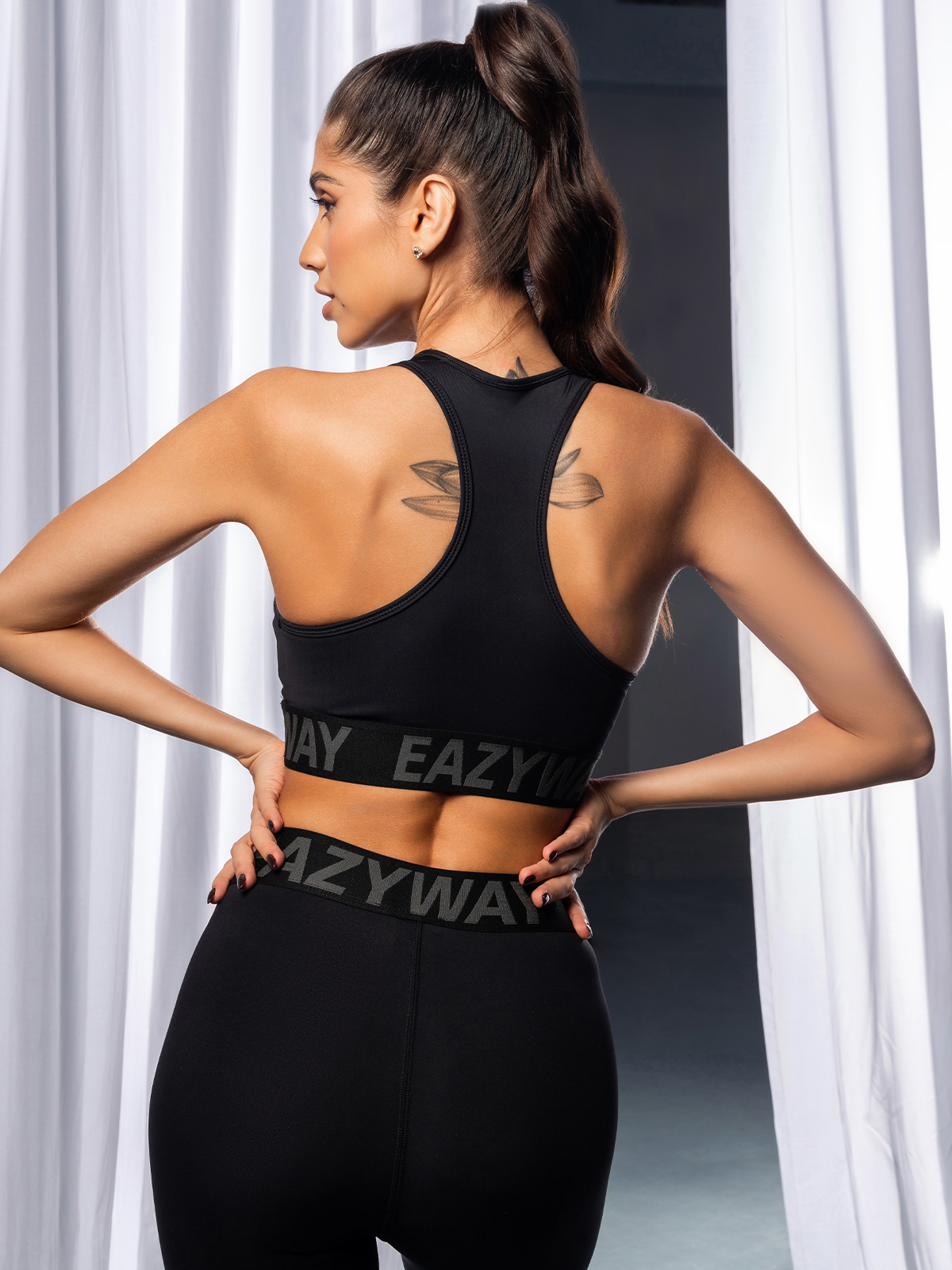 Eazyway Спортивное бра 08.292, черный