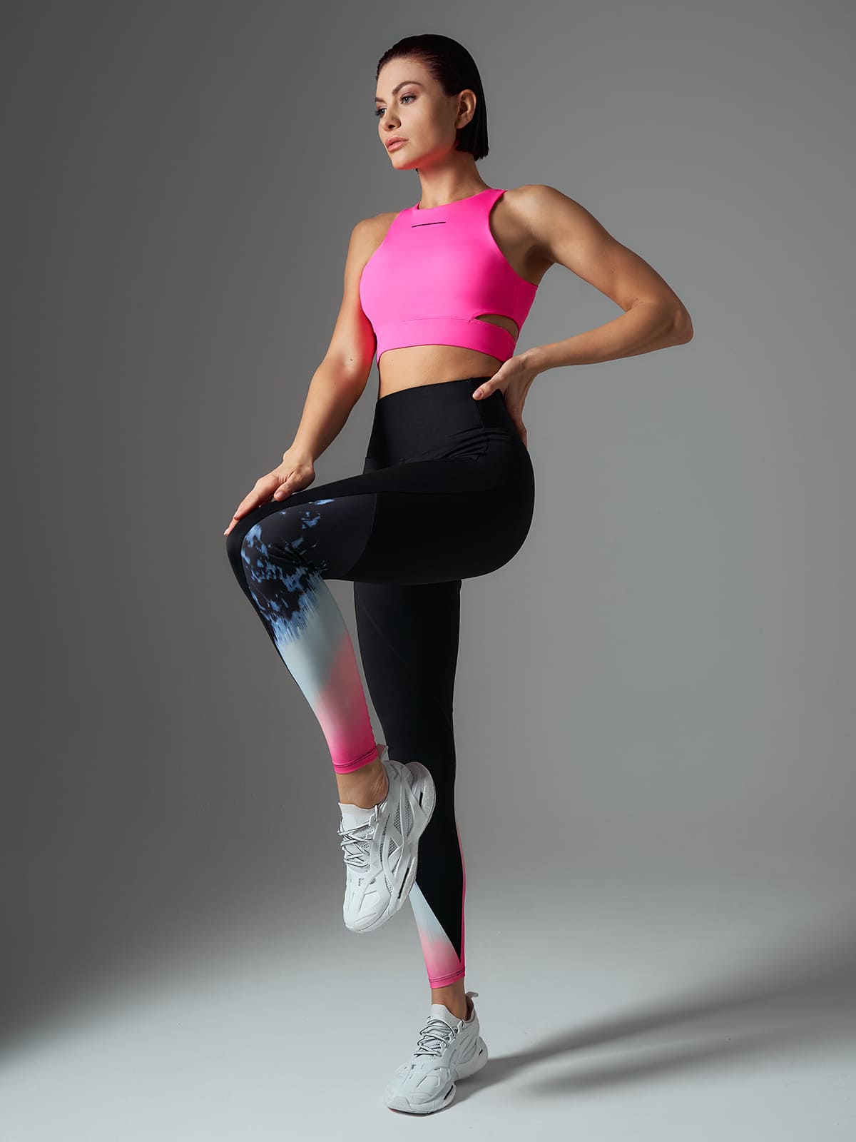 Neverlate Спортивное бра 08.090, розовый неон