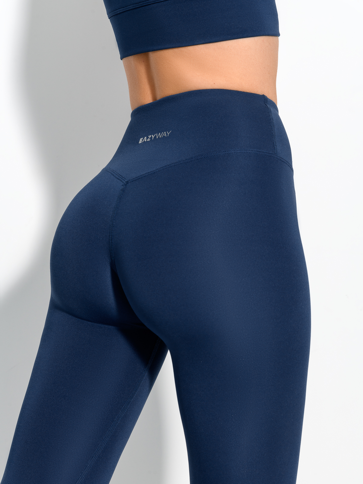 Eazyway Леггинсы с высокой посадкой Fit Classic 04.080, темно-синий