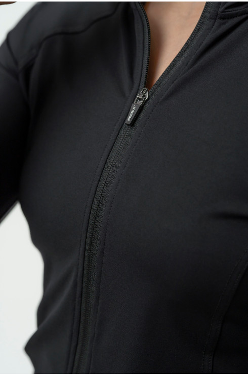Nebbia Кофта 833 Women’s Zip-up Jacket INTENSE Warm-Up, черный
