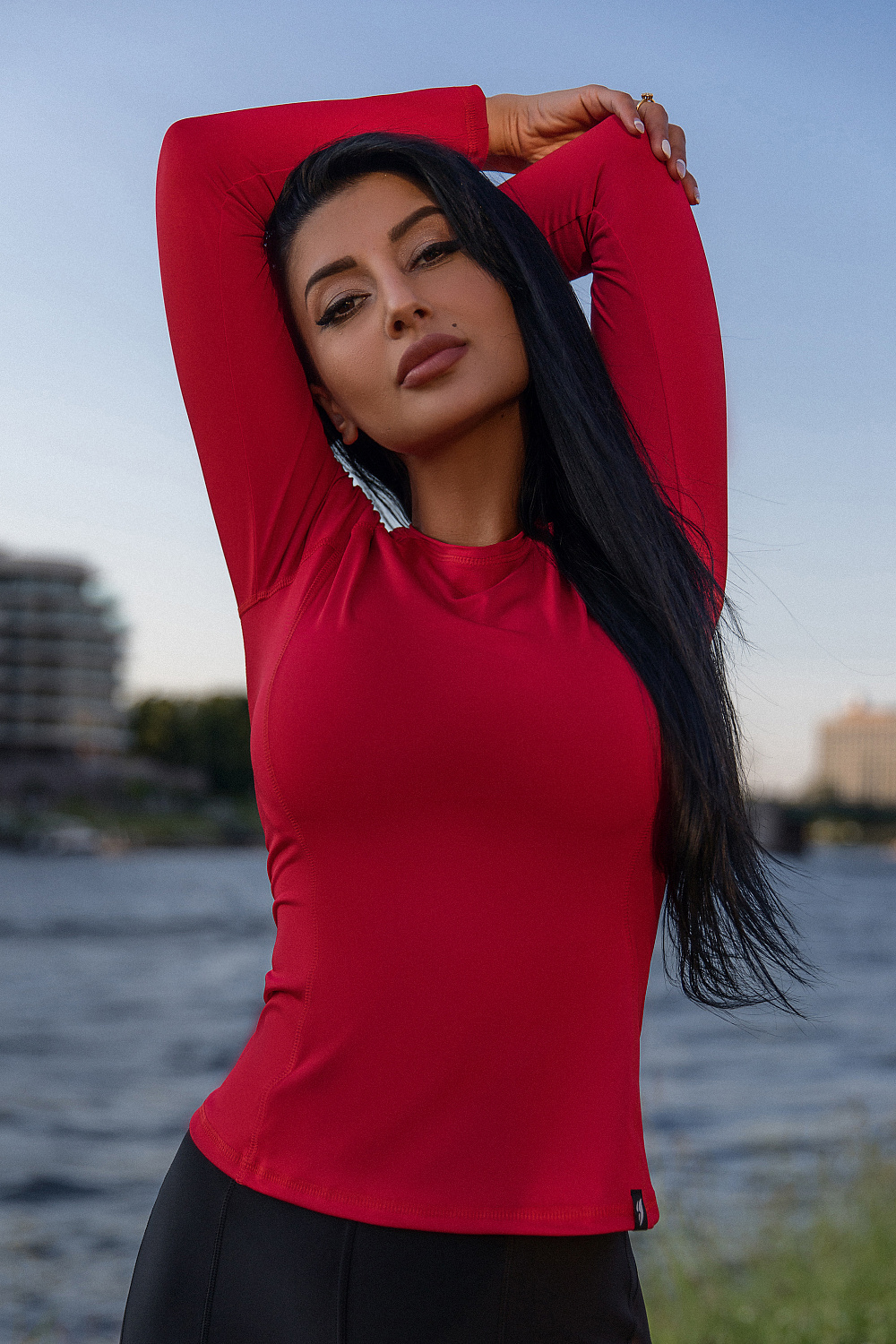 Bona Fide Рашгард Round, красный