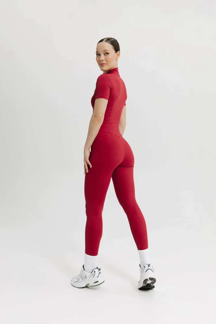 ForStrong Комбинезон Catsuit, рубиновый