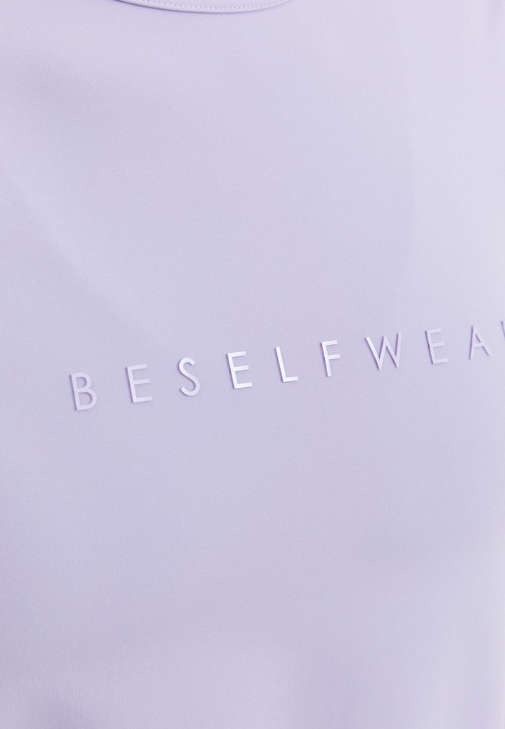 BeSelf Футболка удлиненная SATIN BASE, лавандовый