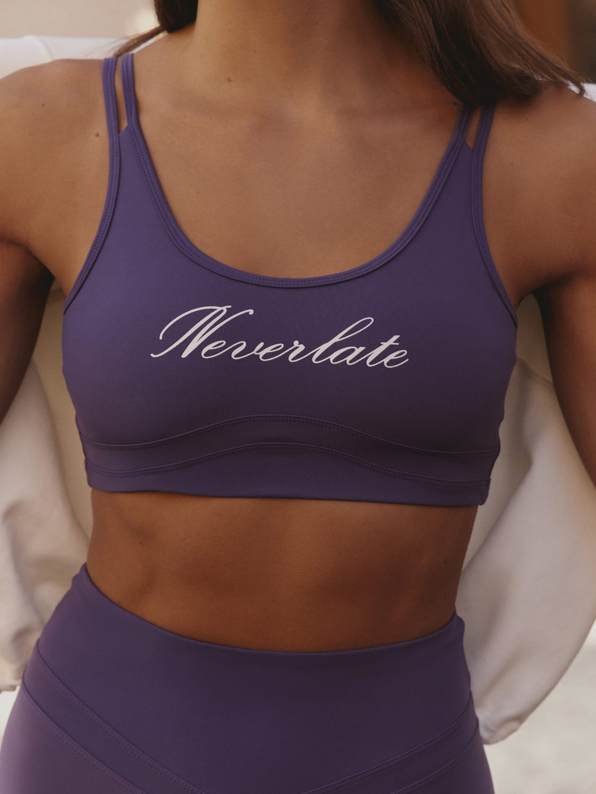 Neverlate Спортивное бра 08.975, темно-фиолетовый