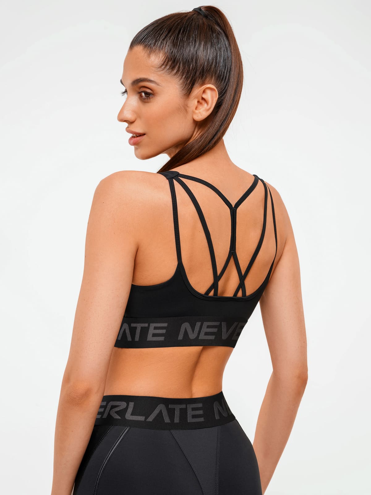 Neverlate Спортивное бра 08.661, черный